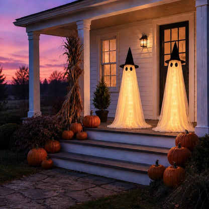 Halloween Spooky Ghost Decor Set