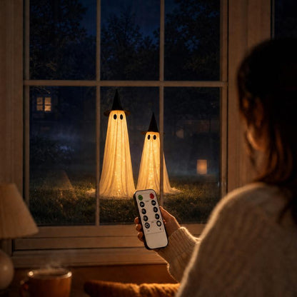 Halloween Spooky Ghost Decor Set