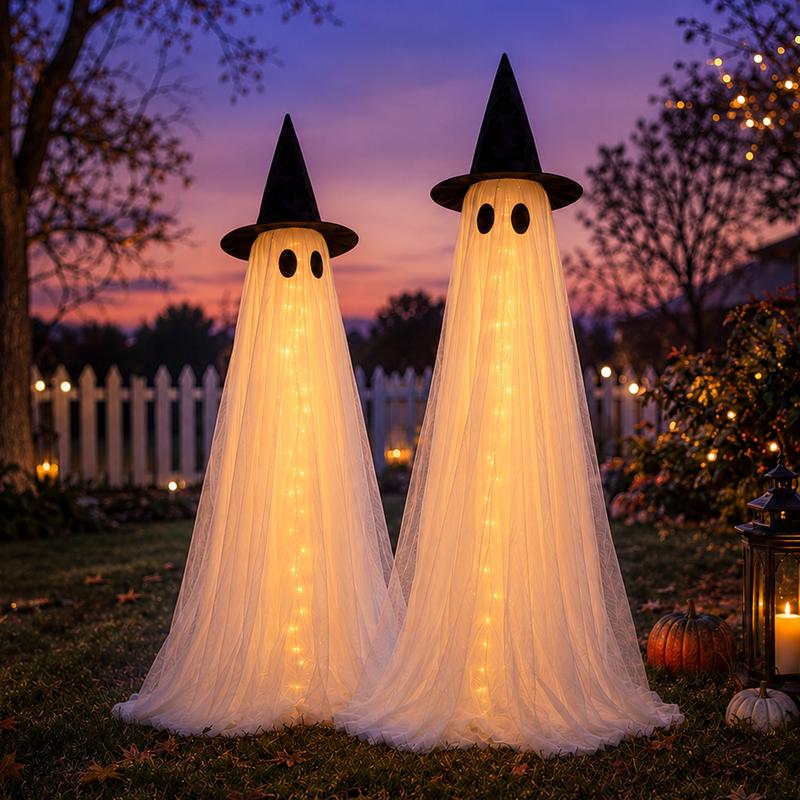 Halloween Spooky Ghost Decor Set