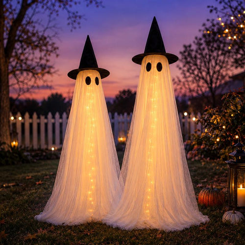 Halloween Spooky Ghost Decor Set